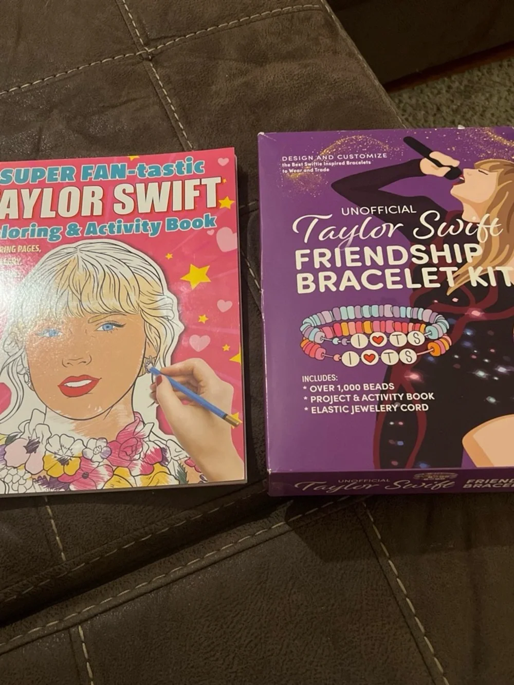 Taylor Swift Coloring/Activity book and Friendship Bracelet Kit Set